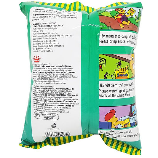 Snack Cua Kinh DO Bim Bim Cua Xanh 29gr