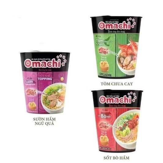 Beef Stew Sauce Omachi Potato Noodles  113gr x 24