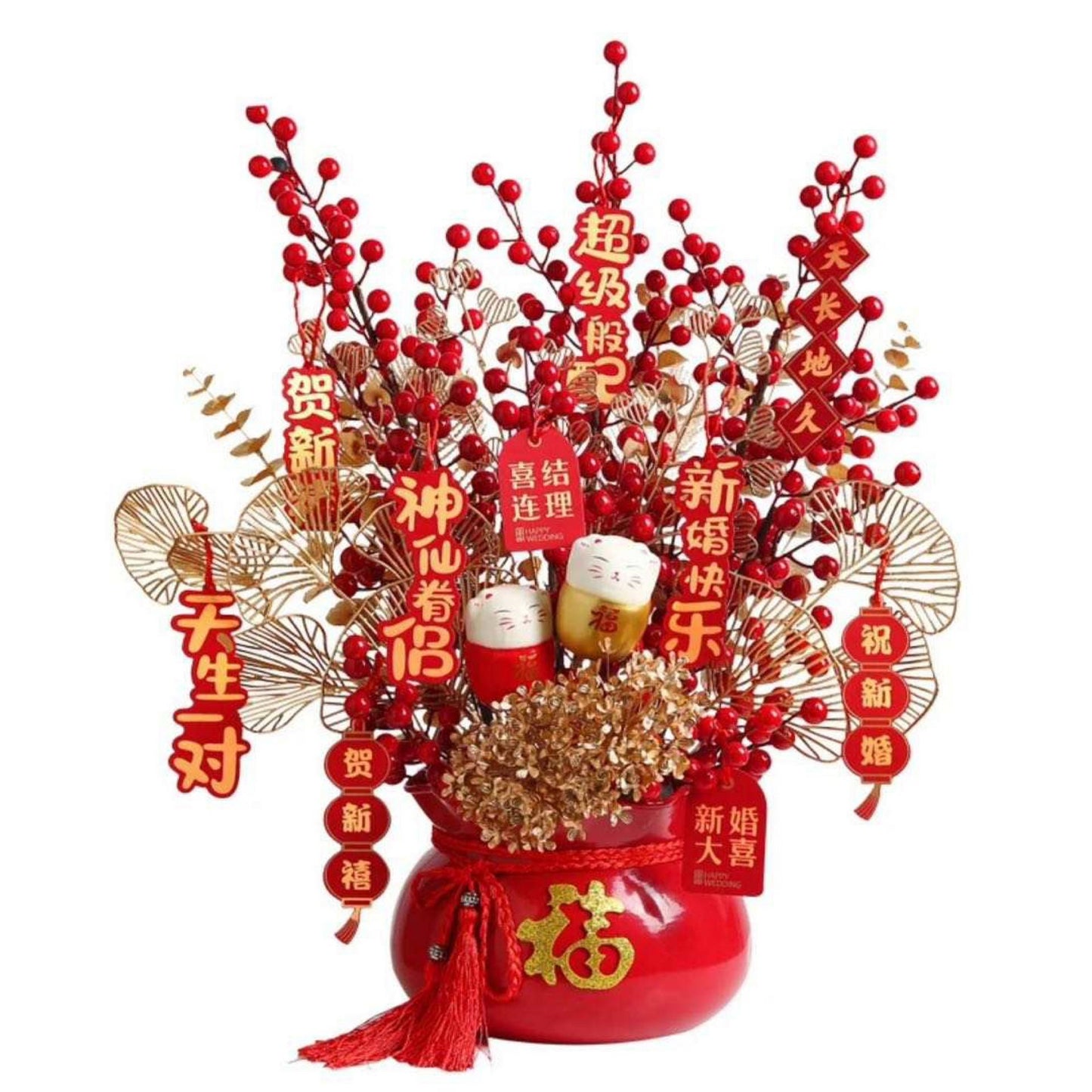 2025 NEW YEAR DECORATION Lucky Money Pot 2025 RED