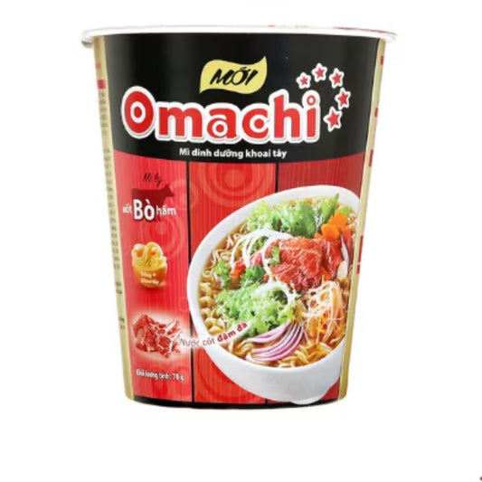 Beef Stew Sauce Omachi Potato Noodles 113gr