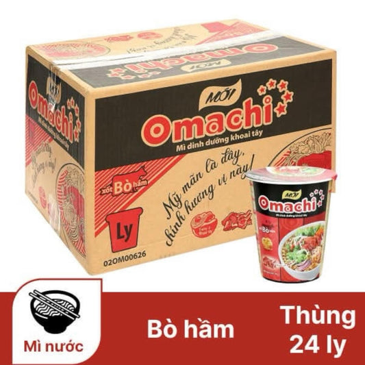 Beef Stew Sauce Omachi Potato Noodles  113gr x 24