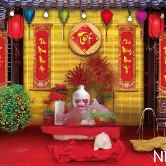 BACKDROP NMH12 (10ft x 7.5ft) LUNAR NEW YEAR