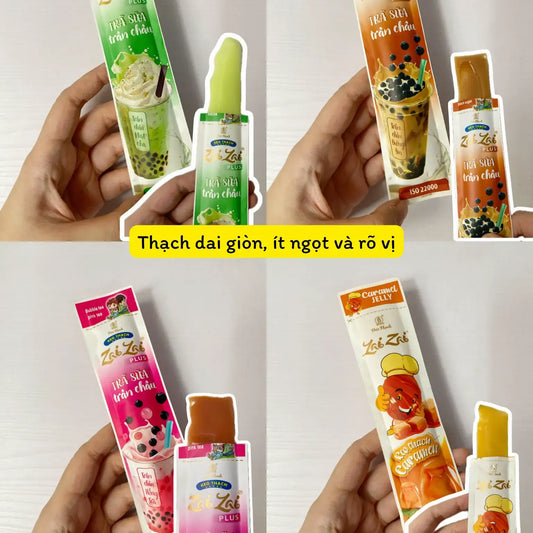 Zai Zai Jelly BOBA MILK TEA New Bigger & Chewier
