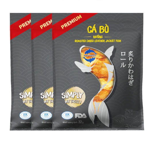 NavyFish 32g Grilled Fish Snack CA BO COMBO 3