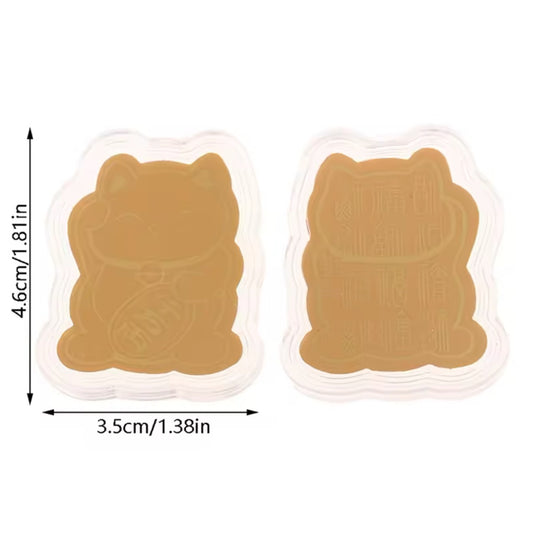 2025 Gold FOIL LUCKY Cat 24K 9999 SET OF 5