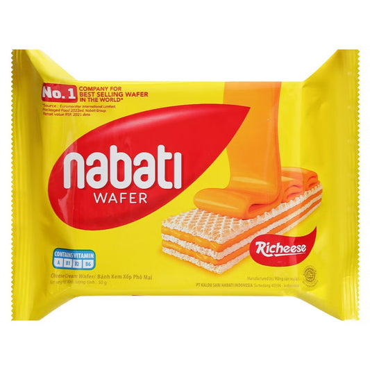 RICHEESE NABATI CHEESE WAFER BISCUIT 50gr