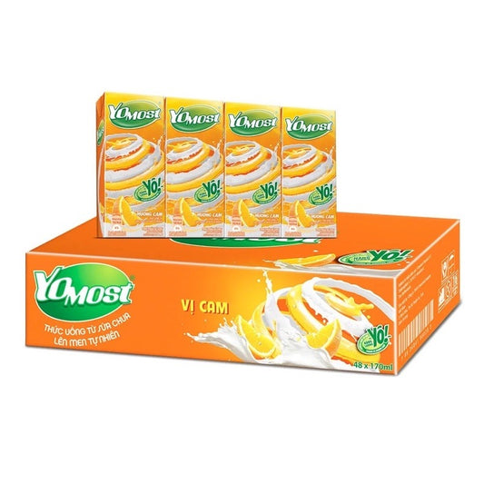 Yomost Orange Drinking Yogurt 170m (48-packs)