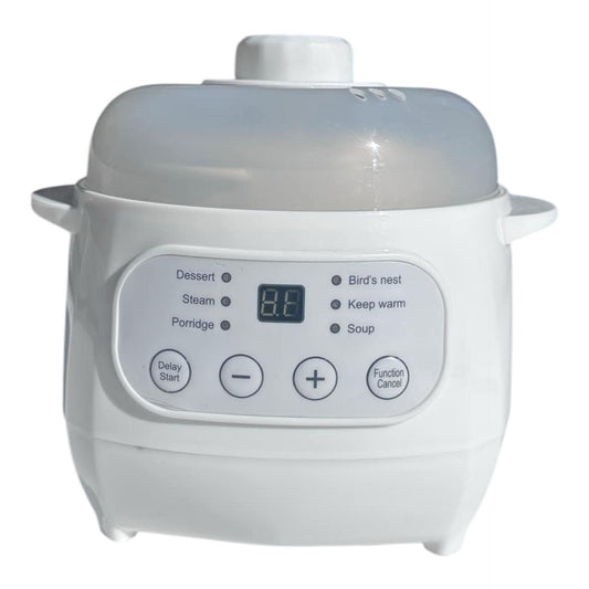BIRD NEST Steaming Pot, Multi-Function WHITE