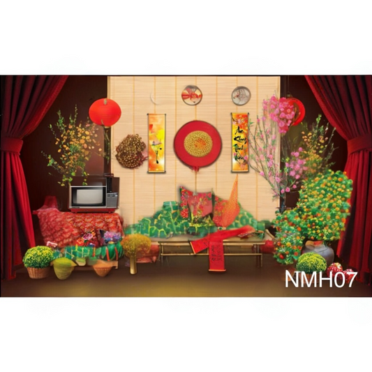 BACKDROP NMH07 (10ft x 7.5ft) LUNAR NEW YEAR