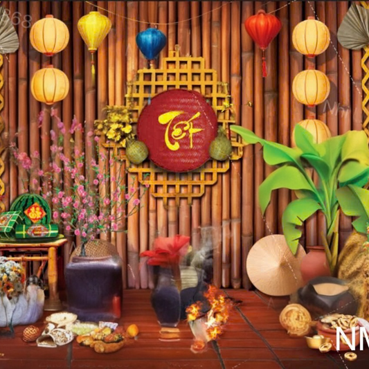 BACKDROP NMH10 (10ft x 7.5ft) LUNAR NEW YEAR