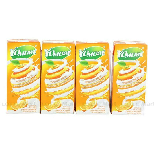 Yomost Orange Drinking Yogurt 170m (4-pacK)