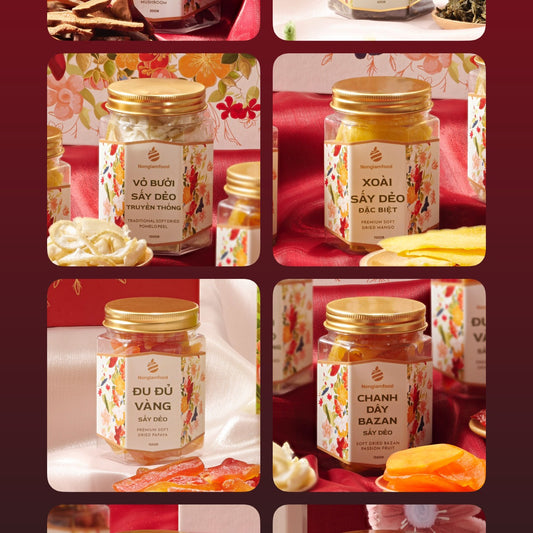 COMBO 3 SPECIAL- LINH CHI- SET TET PINK GIFT BAG
