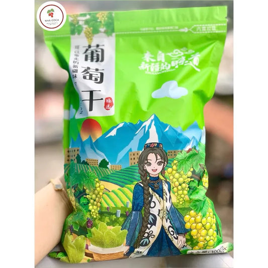 1kg of Naturally Dried Green Raisins Nature Sweet