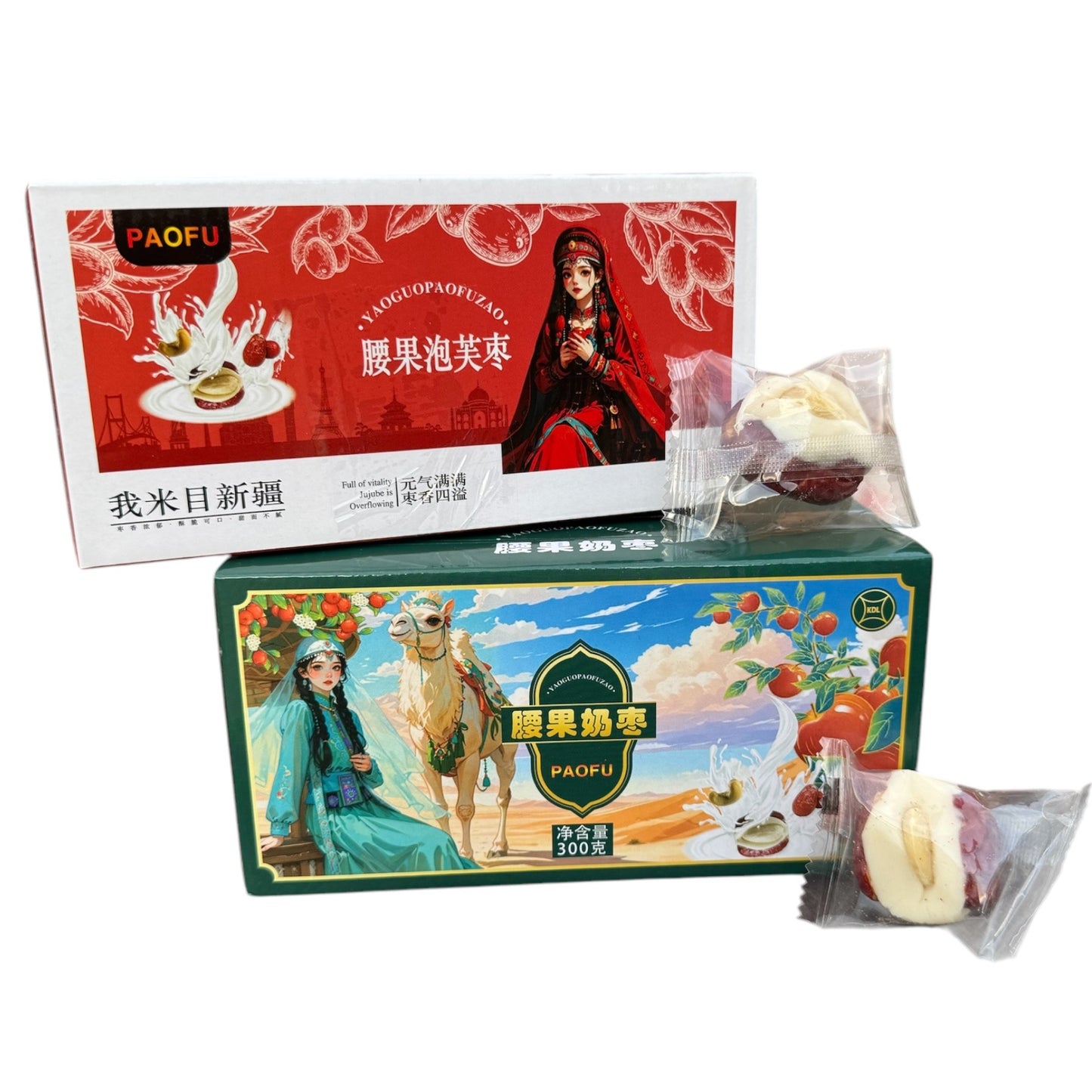 300g Jujube Fruit Camel Milk Green box