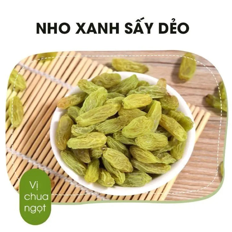 1kg of Naturally Dried Green Raisins Nature Sweet