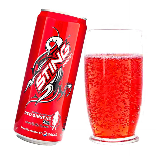 Sting Energy Drink Red Ginseng, Strawberry 1 CANS