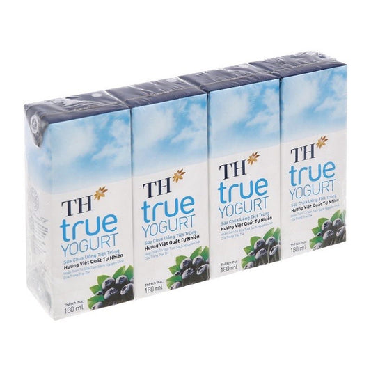 TH True Yogurt MILK Blueberry Flavor 180ml 4 CANS