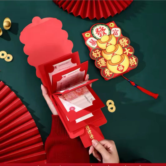 Red Envelopes for LUNAR NEW 2025 GOLD INGOT