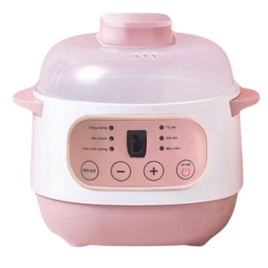 BIRD NEST Steaming Pot, Multi-Function PINK