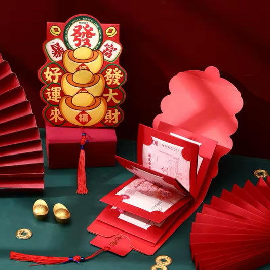Red Envelopes for LUNAR NEW 2025 GOLD INGOT
