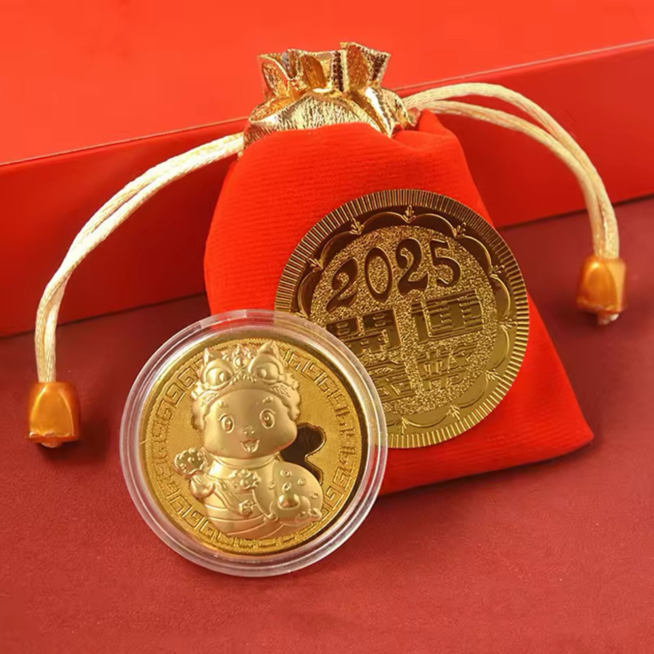 2025 Snake Lucky Gold COIN 24K 9999 SET 5