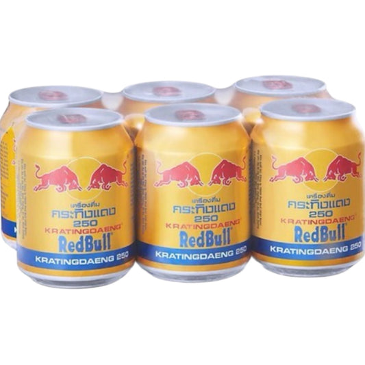 Red Bull Thai Energy Drink - 6 Cans x 250ml