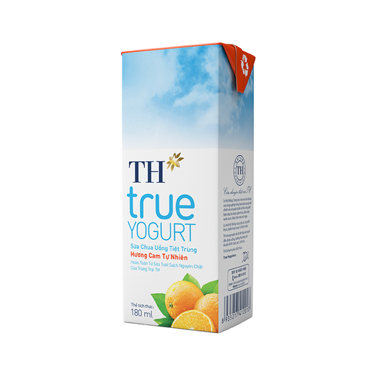 TH True Yogurt MILK Orange Flavor 180ml 4 CANS
