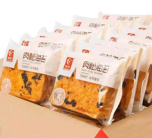 BÁNH ĐÀI LOAN - CHÀ BÔNG RONG BIỂN - 1 THÙNG  - 2KG - 32 CÁI